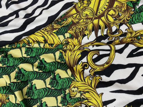 Ткань трикотаж вискозный в стиле Versace