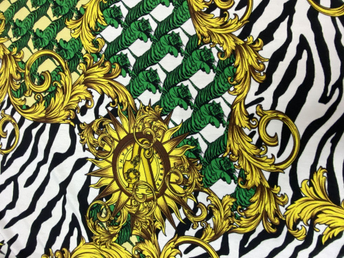 Ткань трикотаж вискозный в стиле Versace