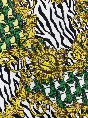 Ткань трикотаж вискозный в стиле Versace